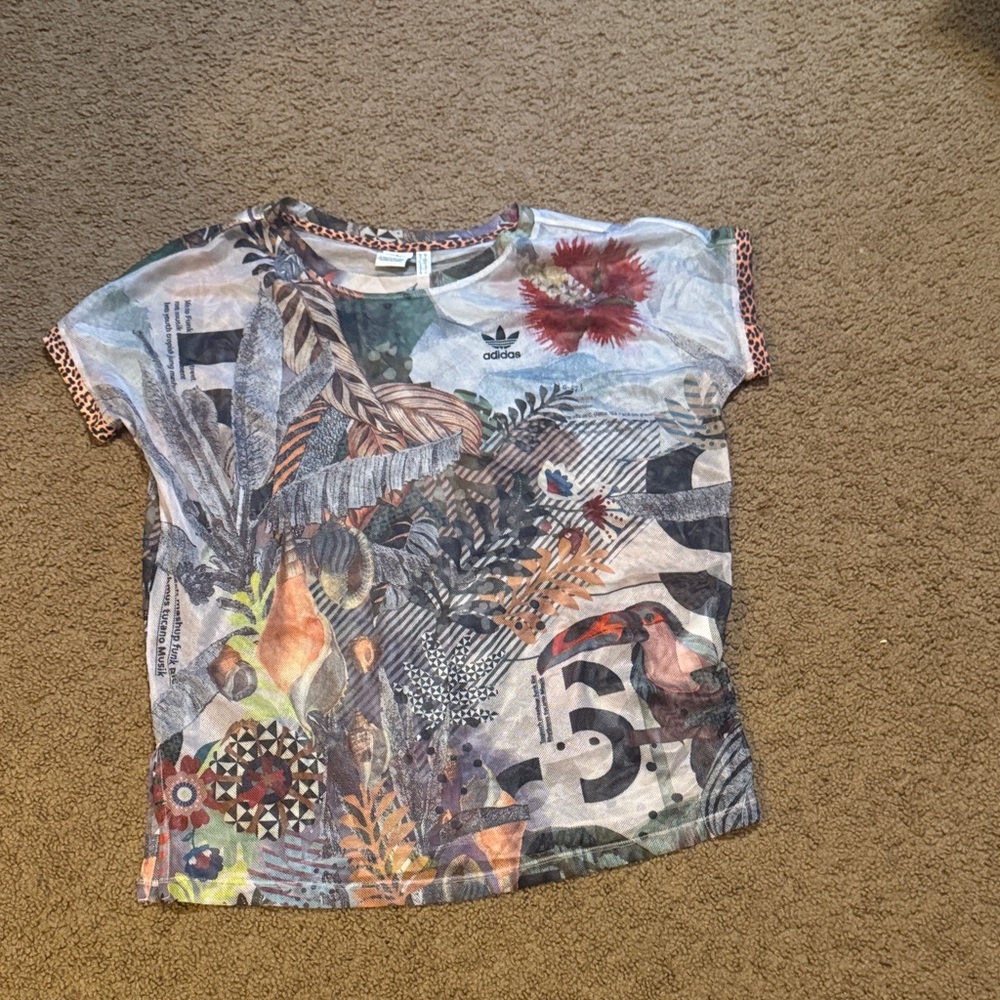 Adidas Multicolor Graphic cover up